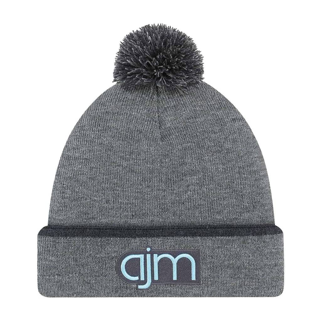Acrylic Cuff Toque with Pom Pom Top - Promotional Products