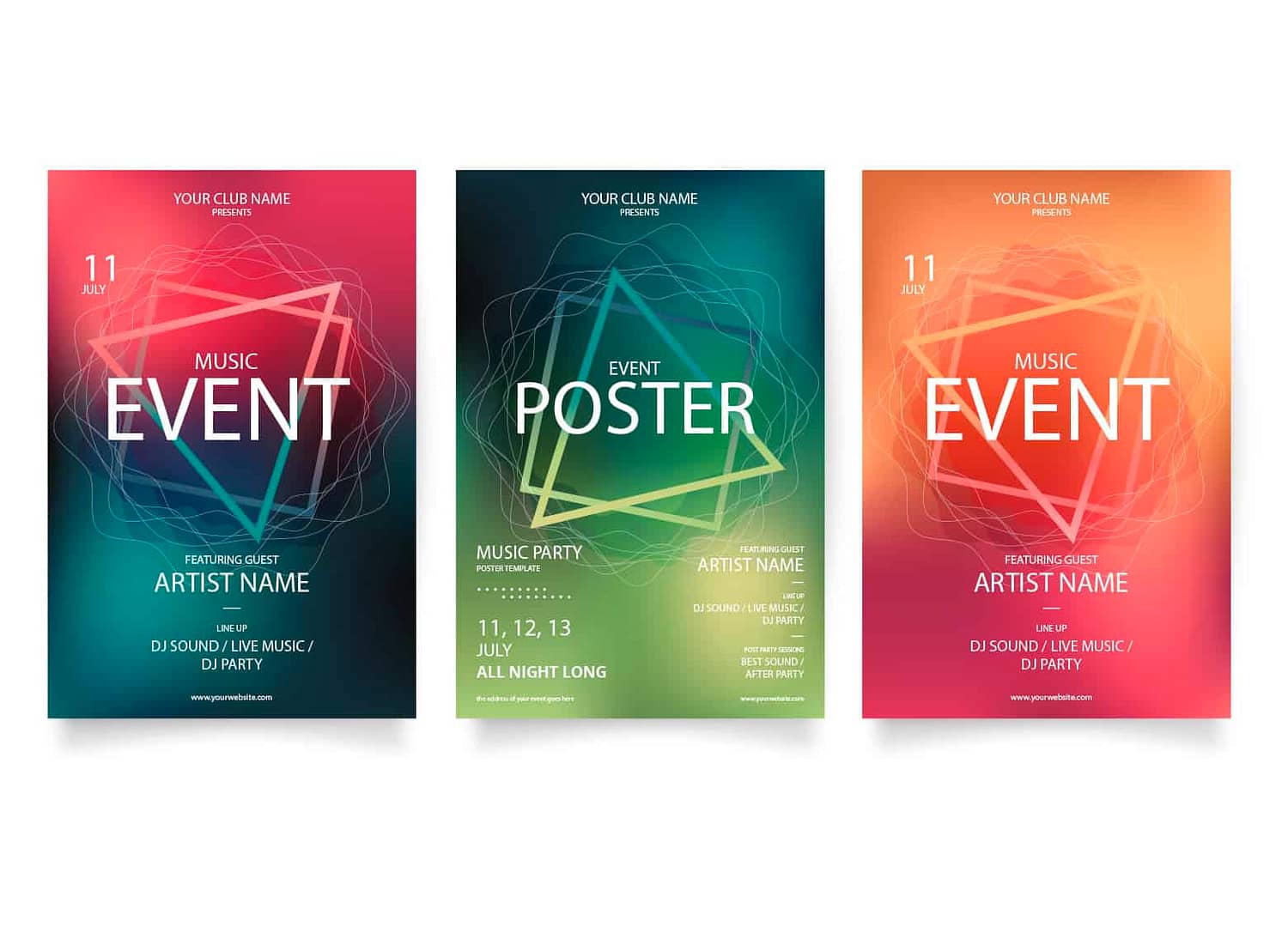 Event poster printing sample 001